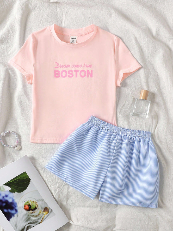 Compleu pijamale SHEIN, mix culori