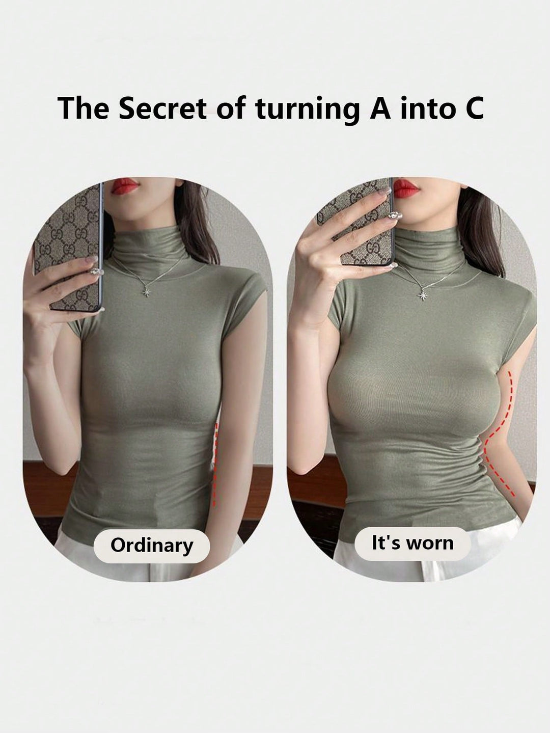 Accesoriu pentru sutien SHEIN, portocaliu