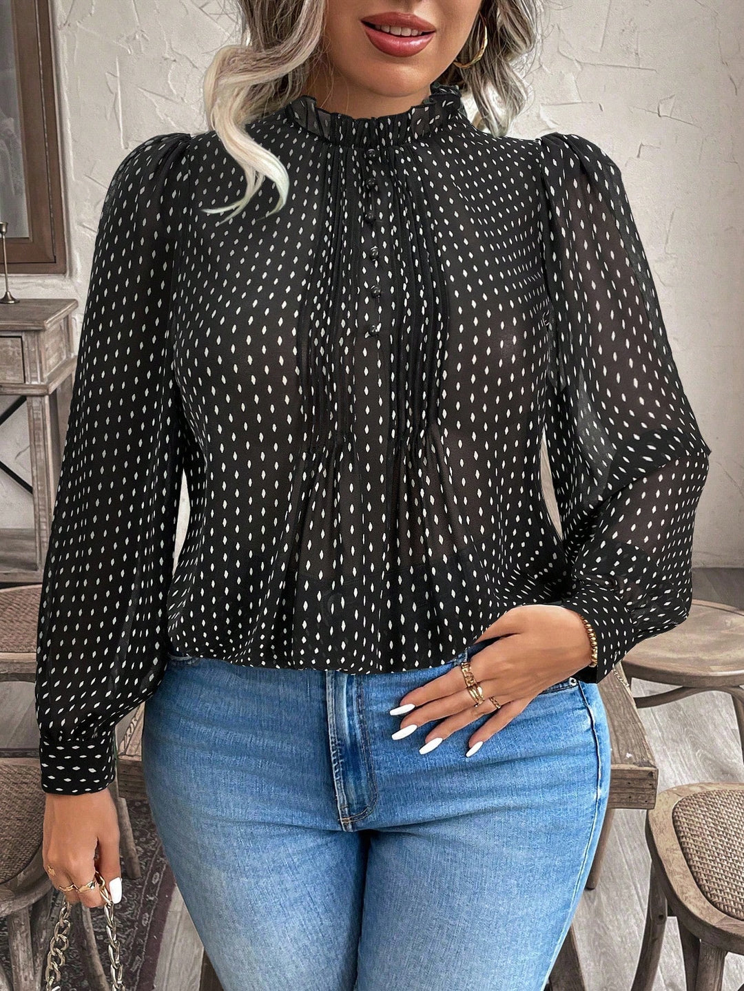 Cămașă SHEIN, negru