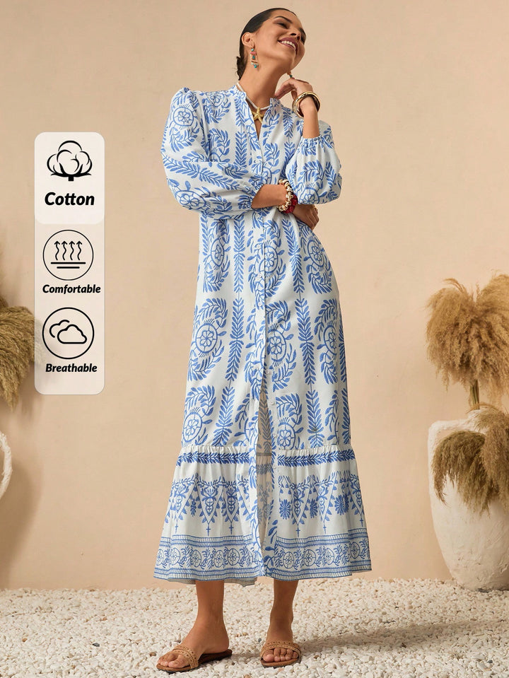 Rochie maxi SHEIN, albastru