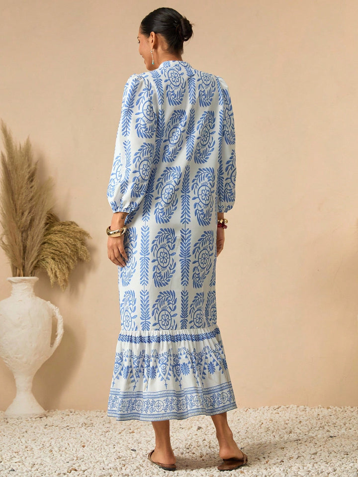 Rochie maxi SHEIN, albastru
