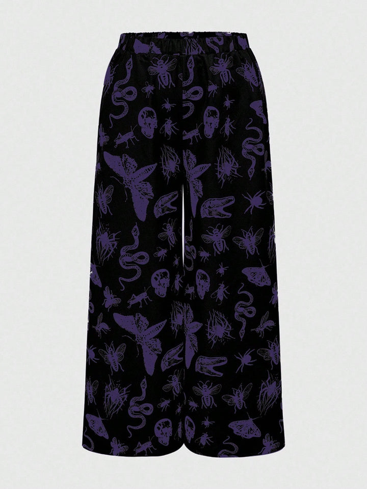 Pantaloni SHEIN, mov