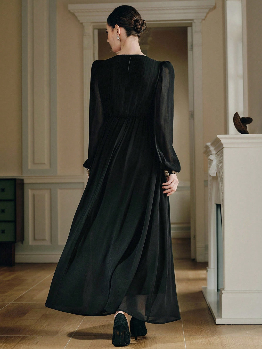 Rochie maxi SHEIN, negru