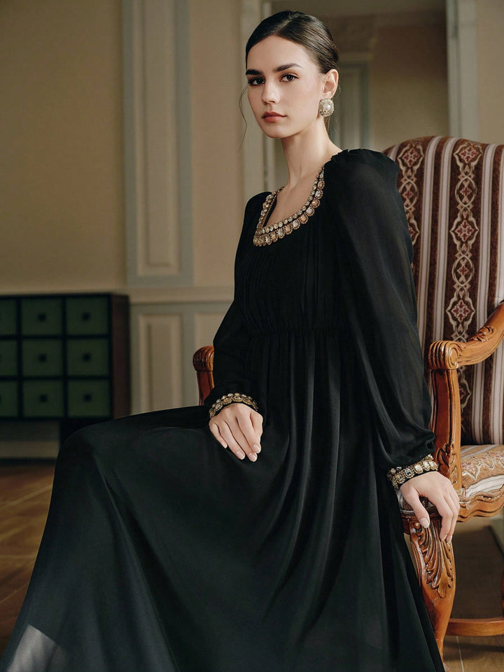 Rochie maxi SHEIN, negru
