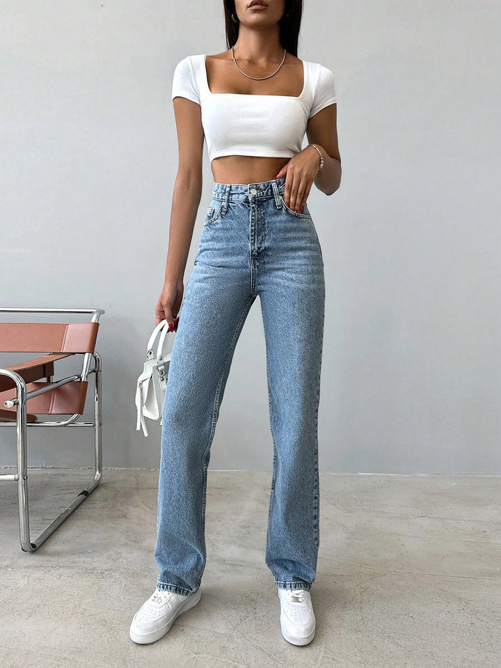 Jeans SHEIN, albastru