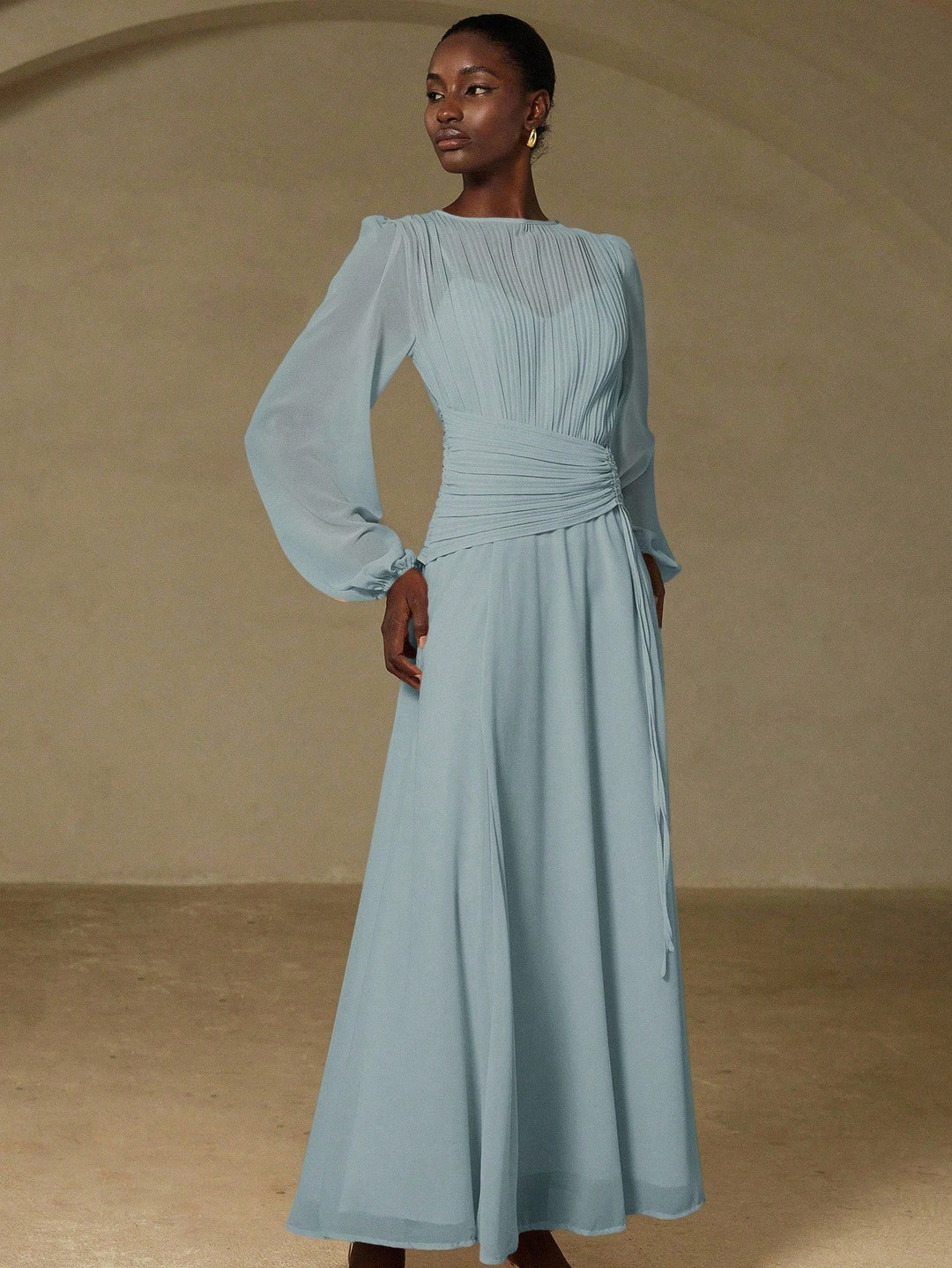SHEIN maxi dress, blue