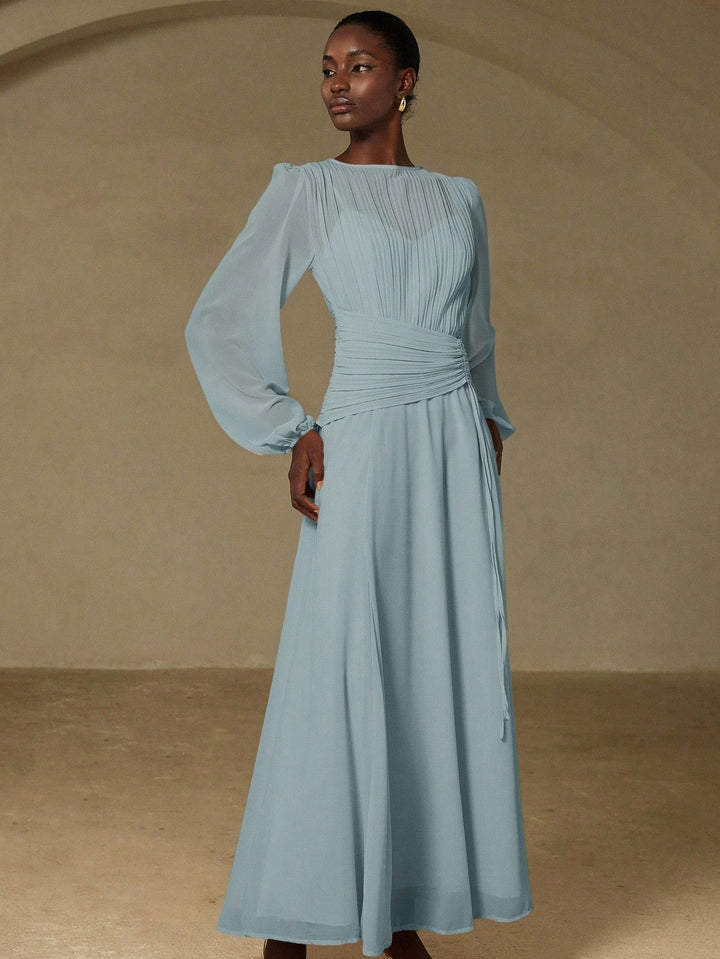 SHEIN maxi dress, blue