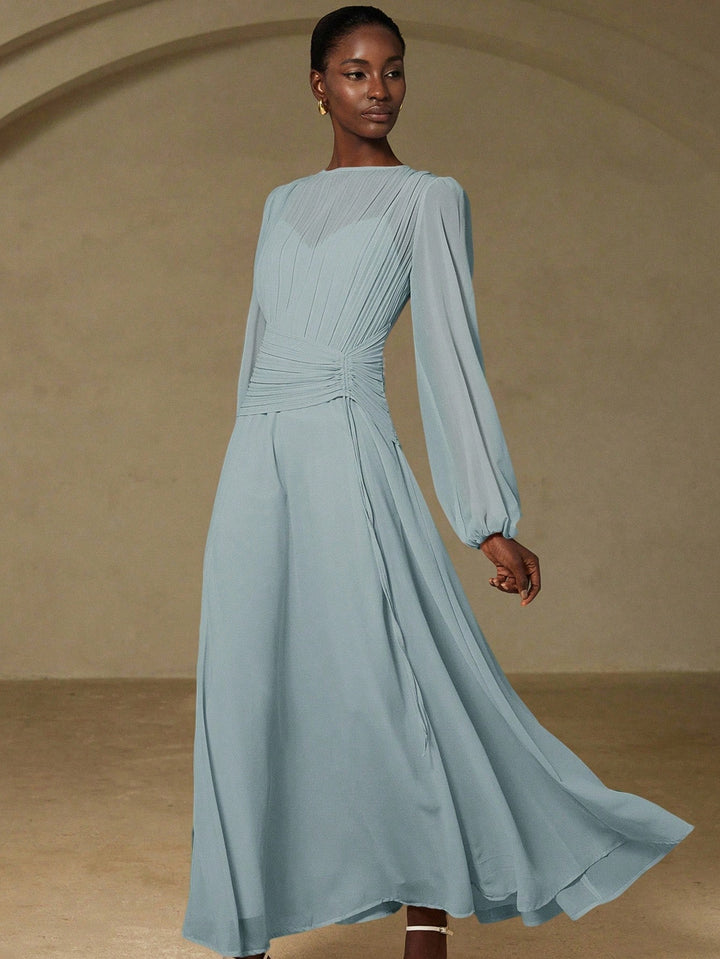 SHEIN maxi dress, blue