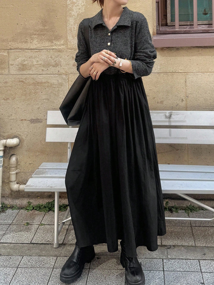 Rochie maxi SHEIN, negru
