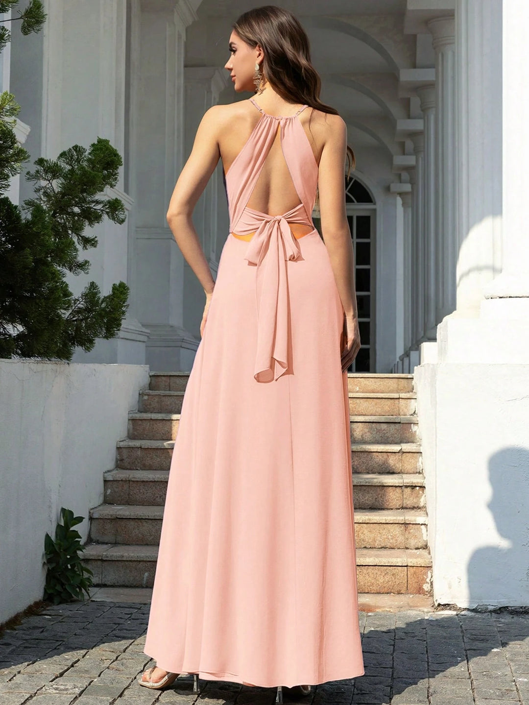 Rochie maxi SHEIN, roz