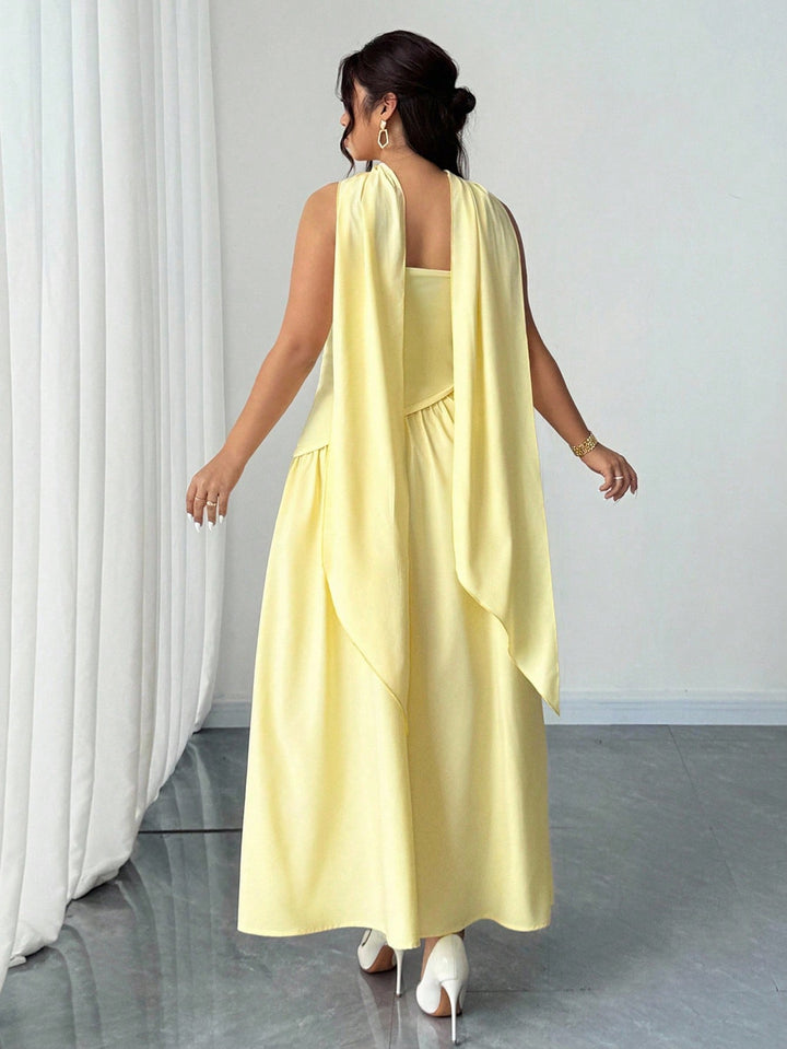 Rochie maxi SHEIN, galben