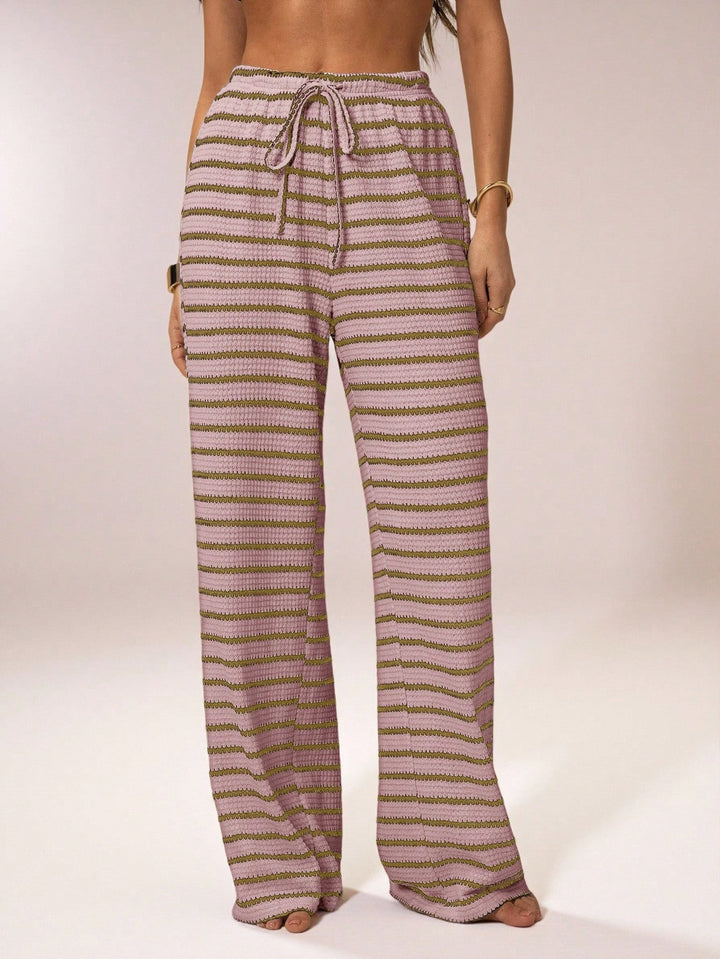 Pantaloni SHEIN, roz
