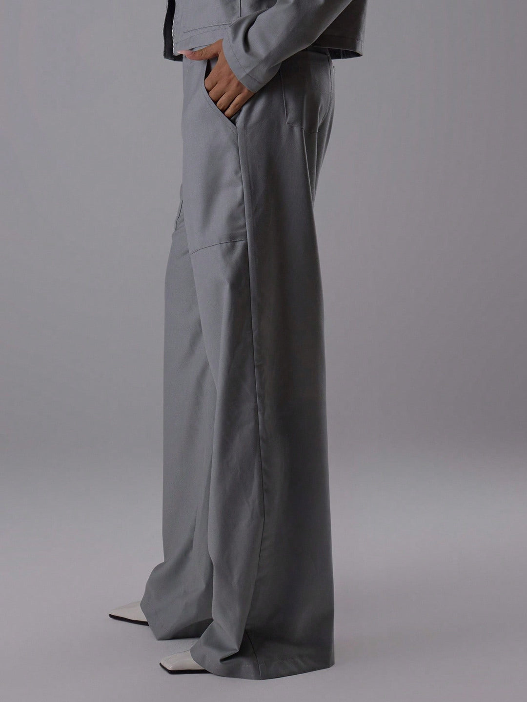 Pantaloni SHEIN, gri