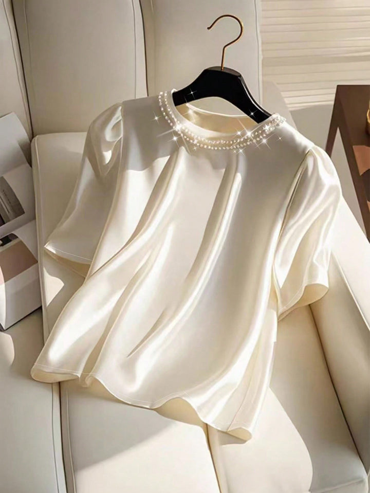Tricou cu maneca scurta SHEIN, portocaliu