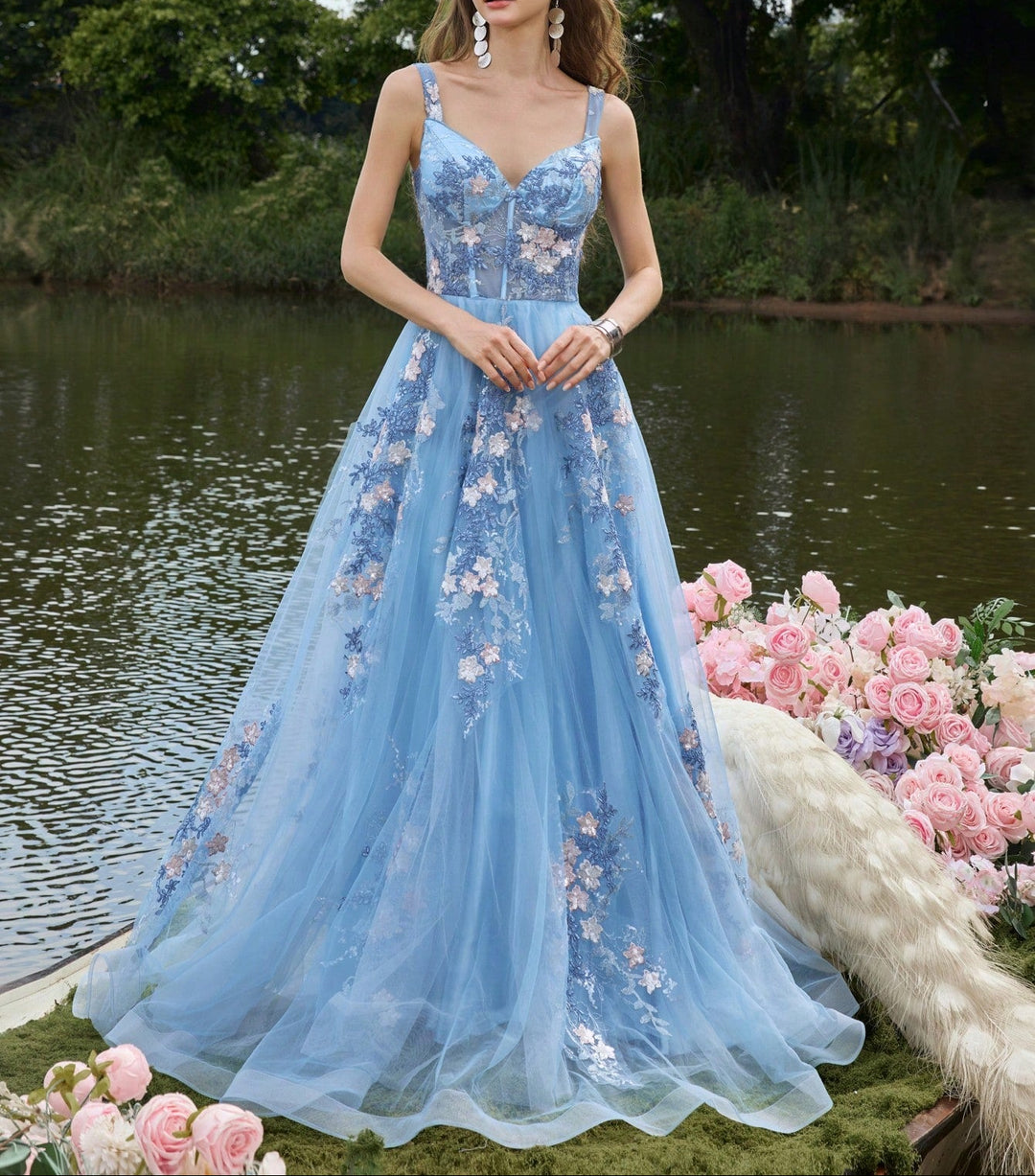 Rochie de ocazie SHEIN, albastru