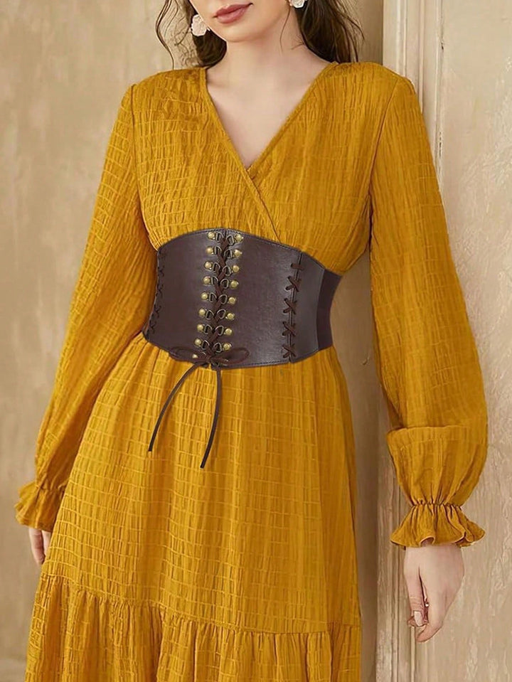 Curea-corset SHEIN, maro