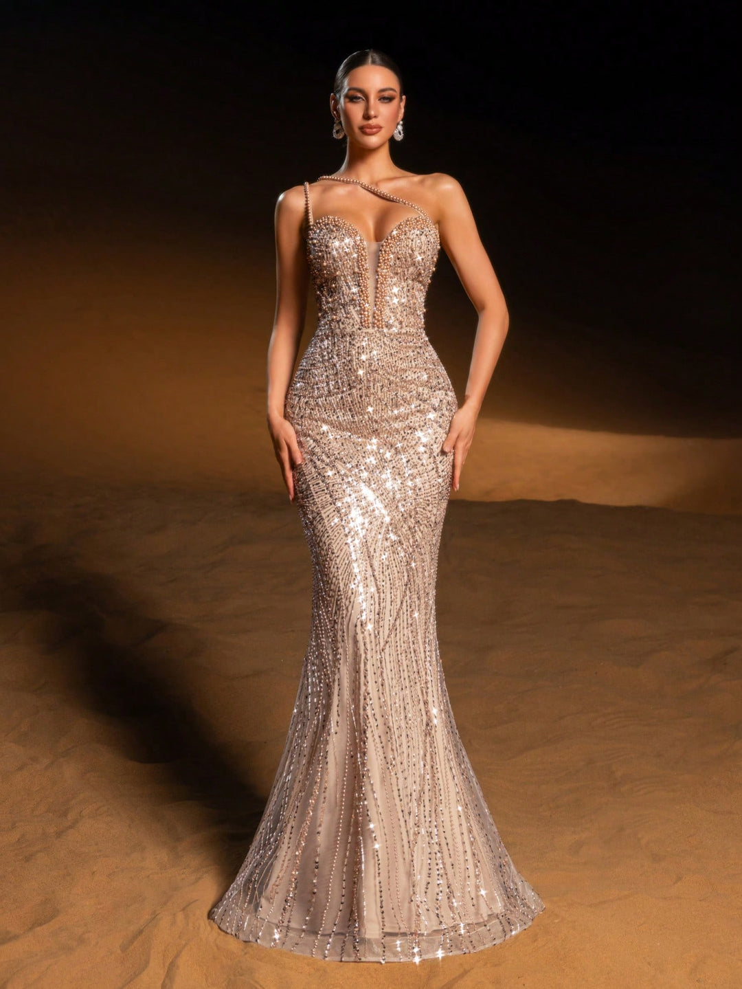 Rochie SHEIN, auriu