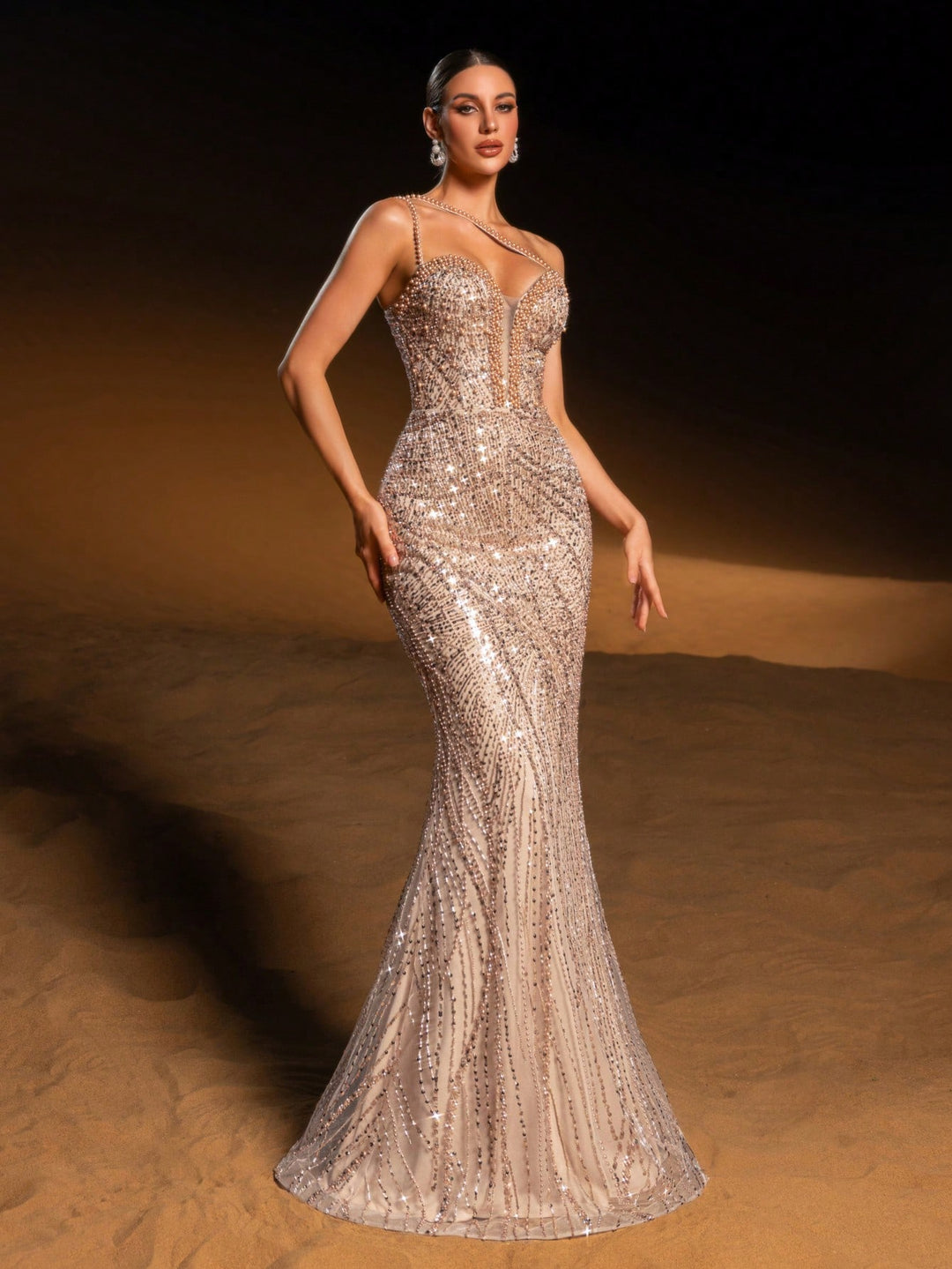 Rochie SHEIN, auriu