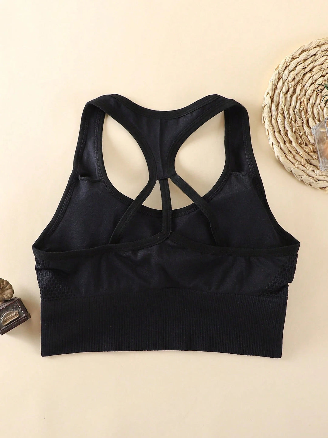 Bustieră sport SHEIN, negru