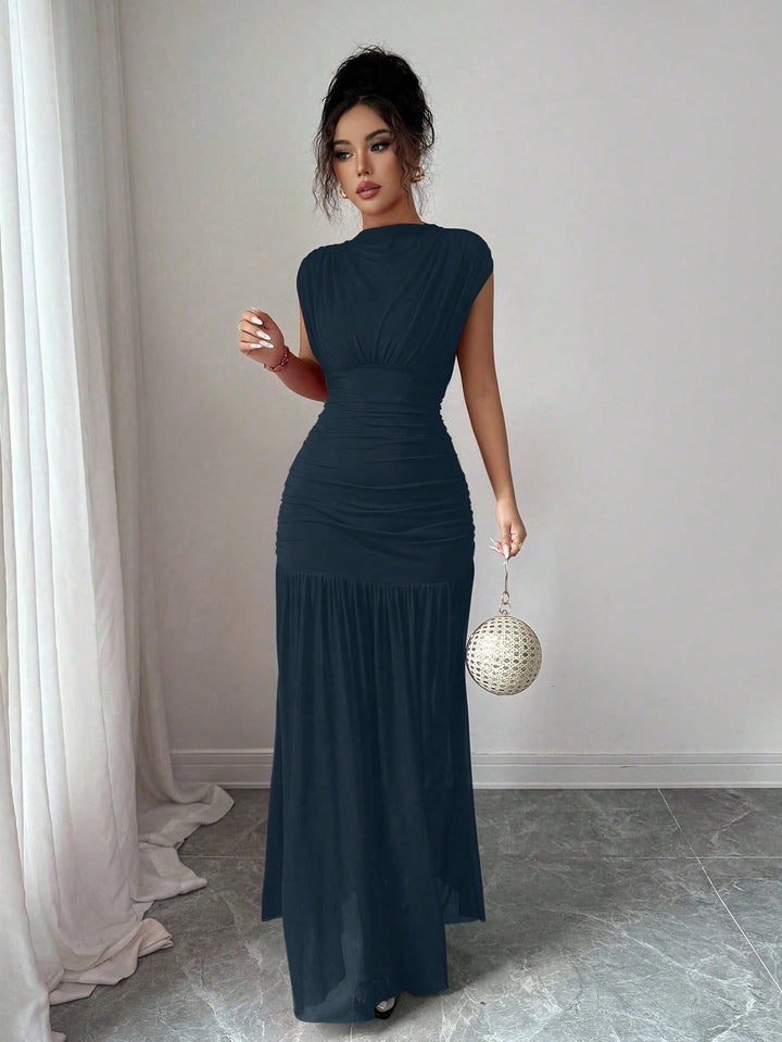 Rochie maxi SHEIN, albastru