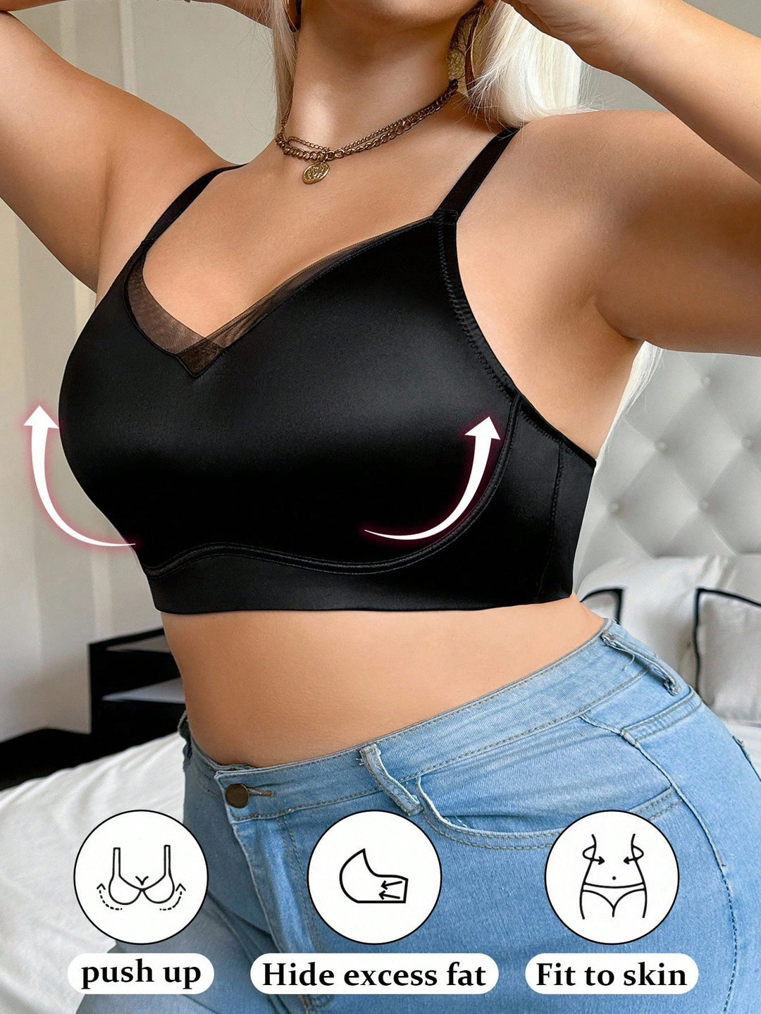 Sutien SHEIN, negru