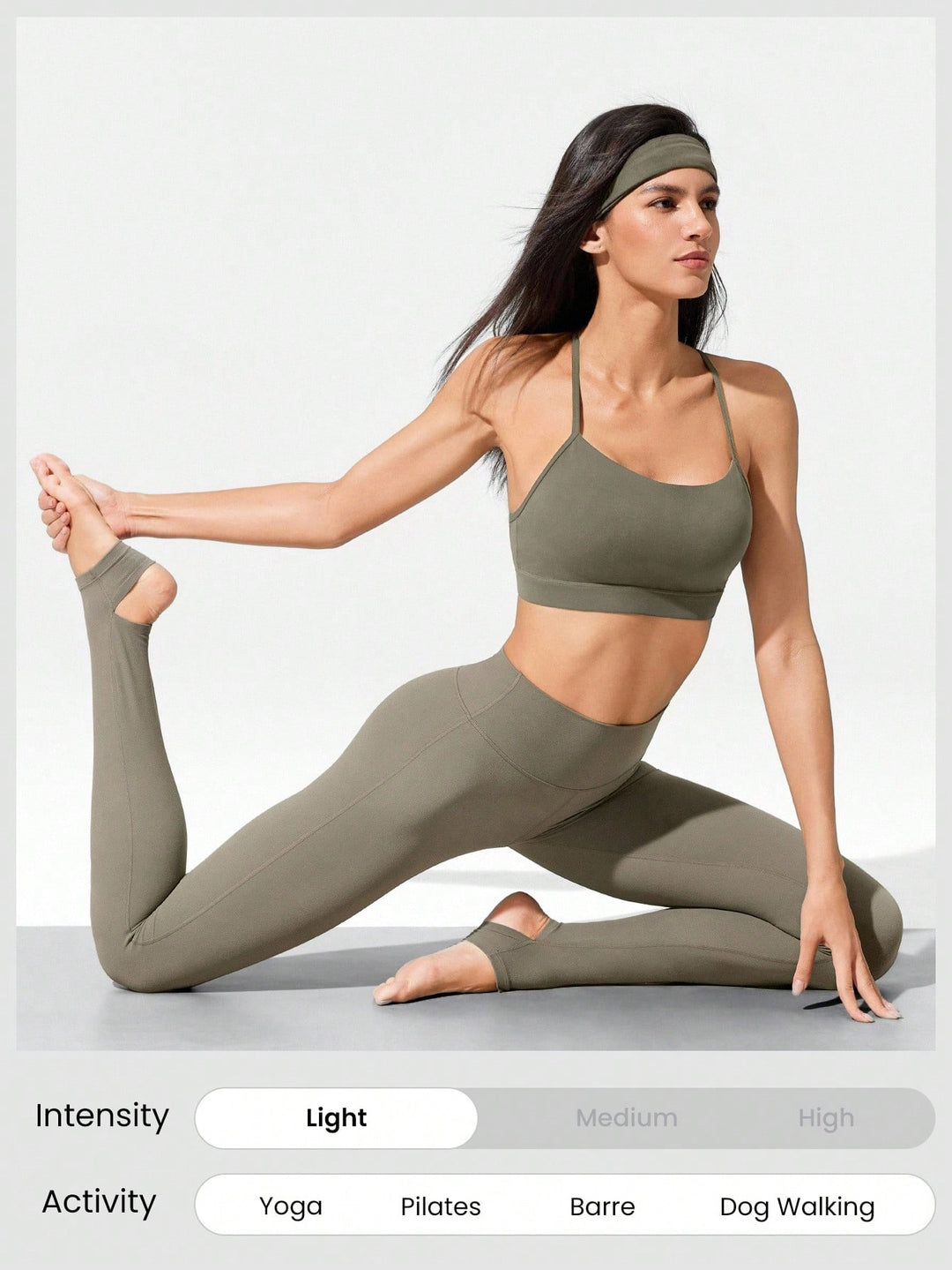SHEIN leggings, khaki