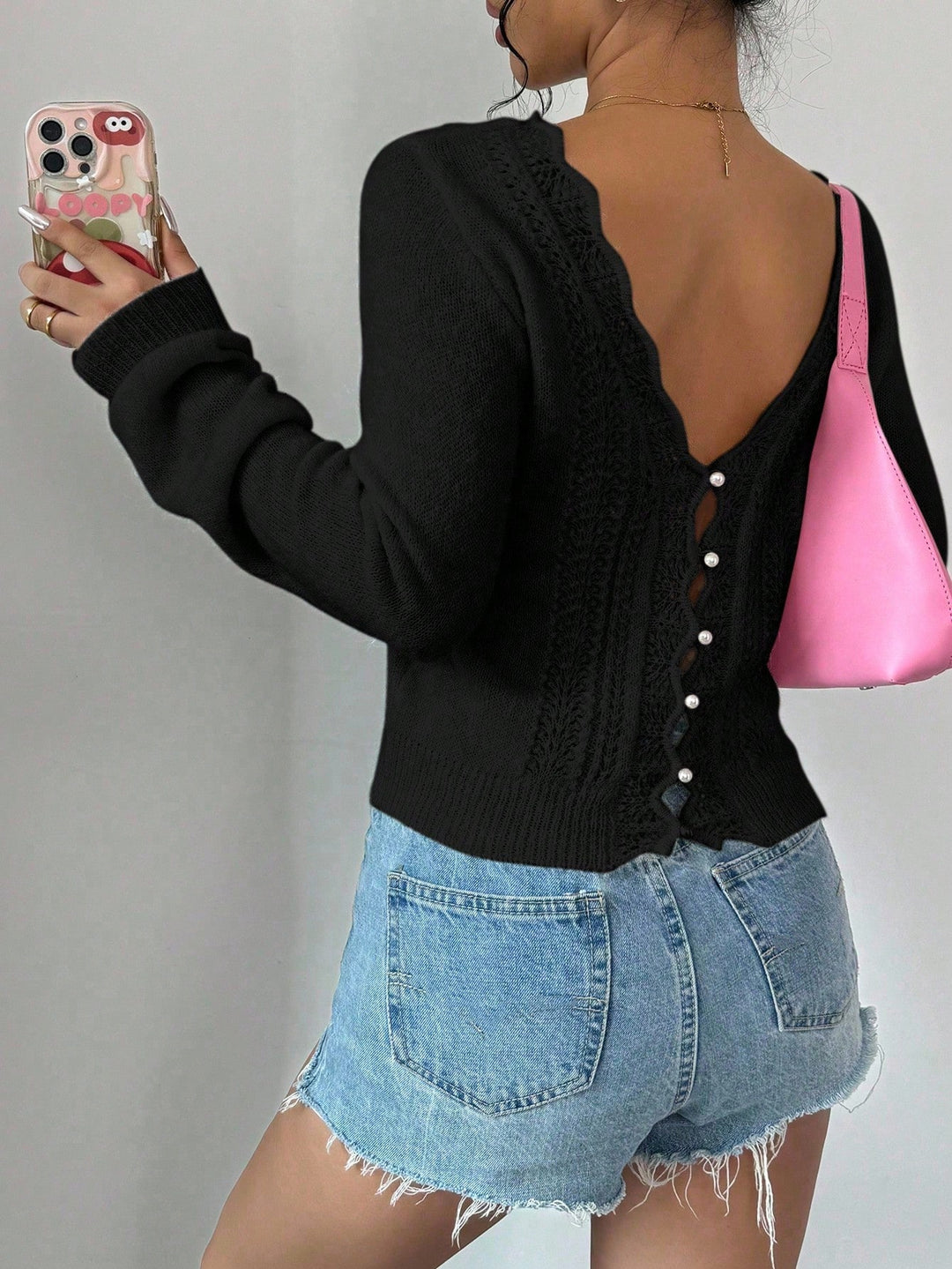 Pulover SHEIN, negru