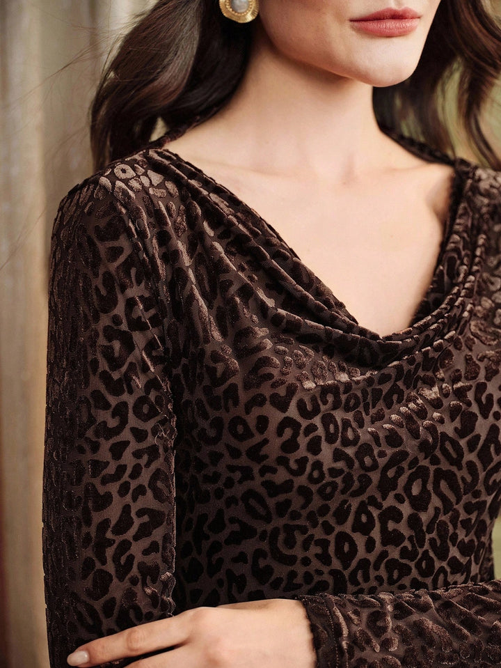 Top SHEIN, kaki