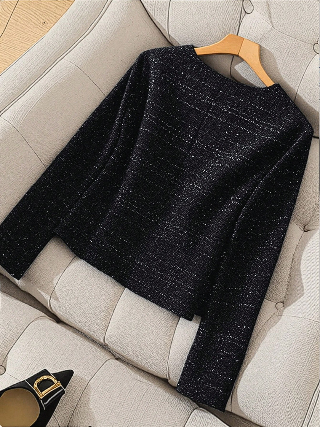 Sacou SHEIN, negru