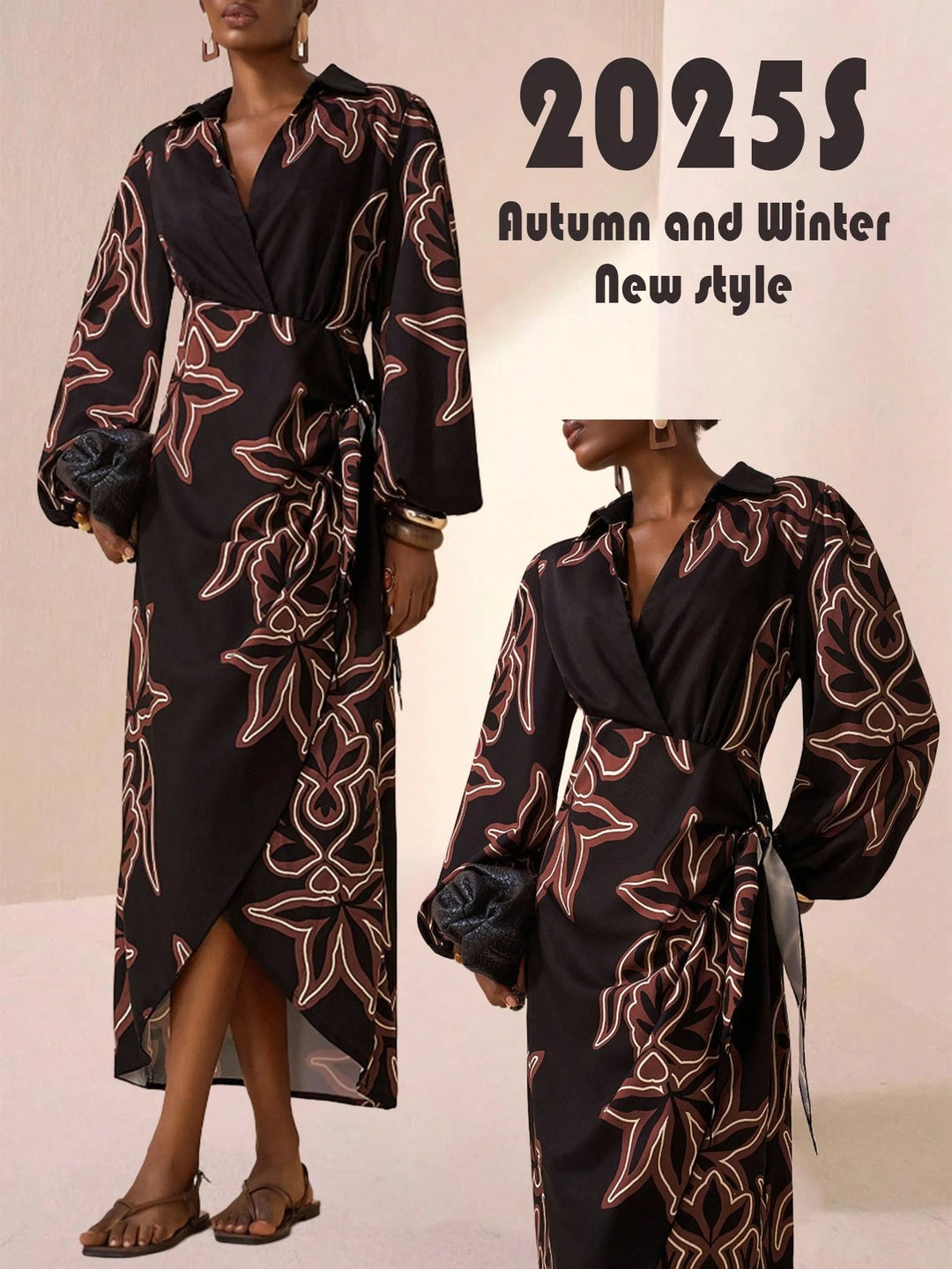 Rochie maxi Shein, mix culori
