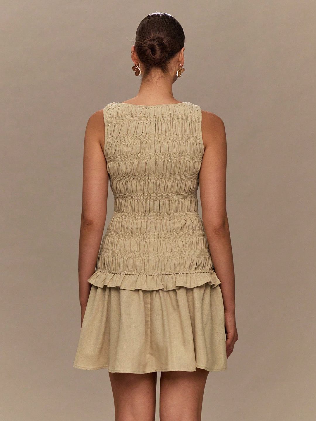 Rochie mini SHEIN, bej