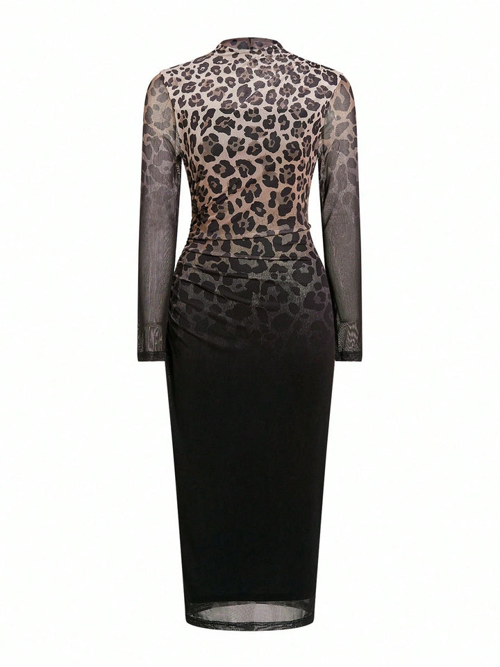 Rochie midi SHEIN, mix culori