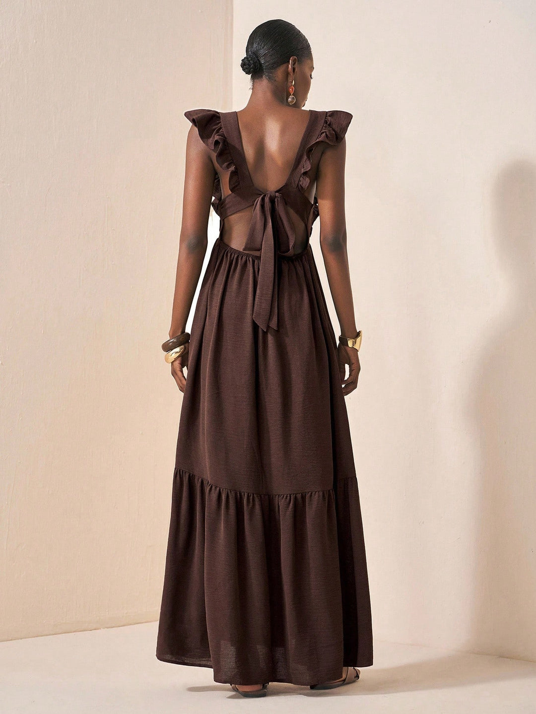 Rochie maxi Shein, maro