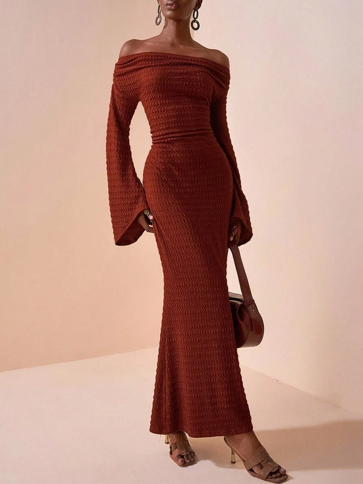 Rochie maxi SHEIN, cărămiziu