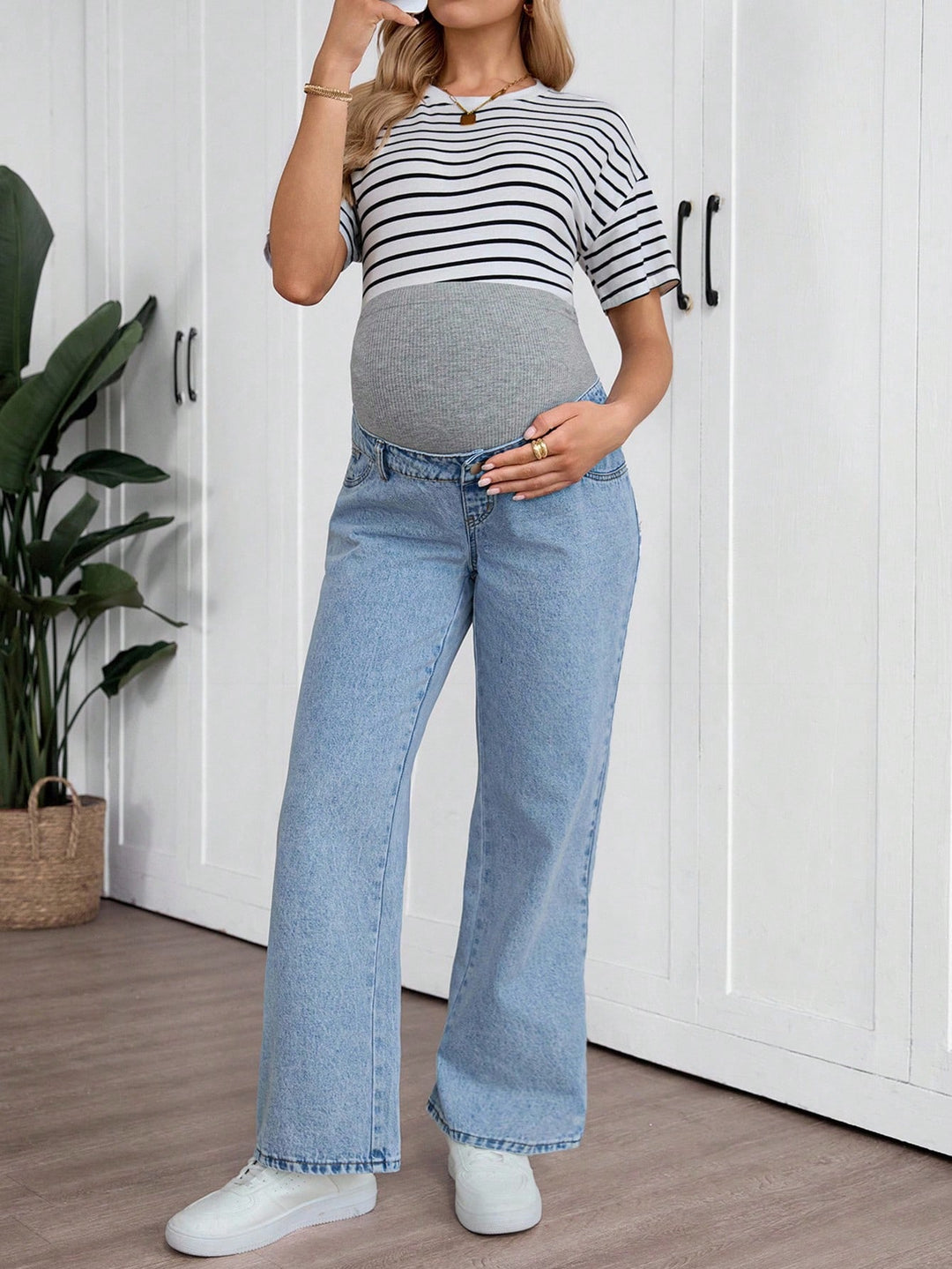 Jeans SHEIN, albastru