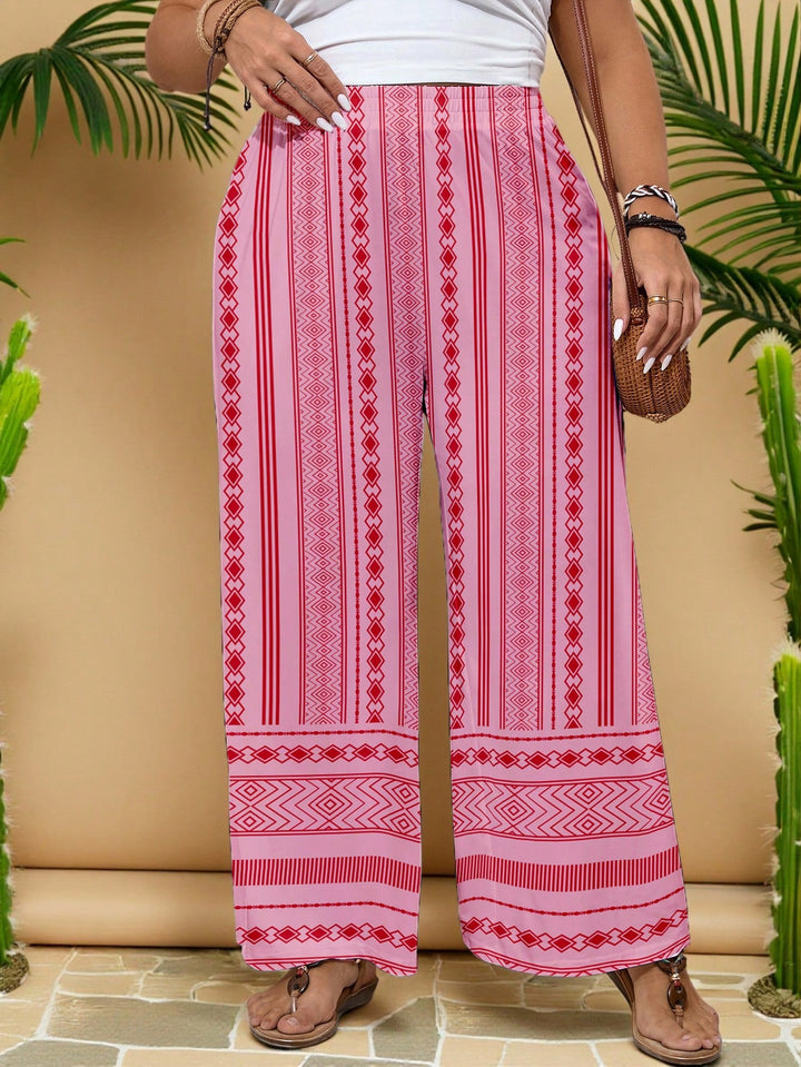 Pantaloni SHEIN, roz