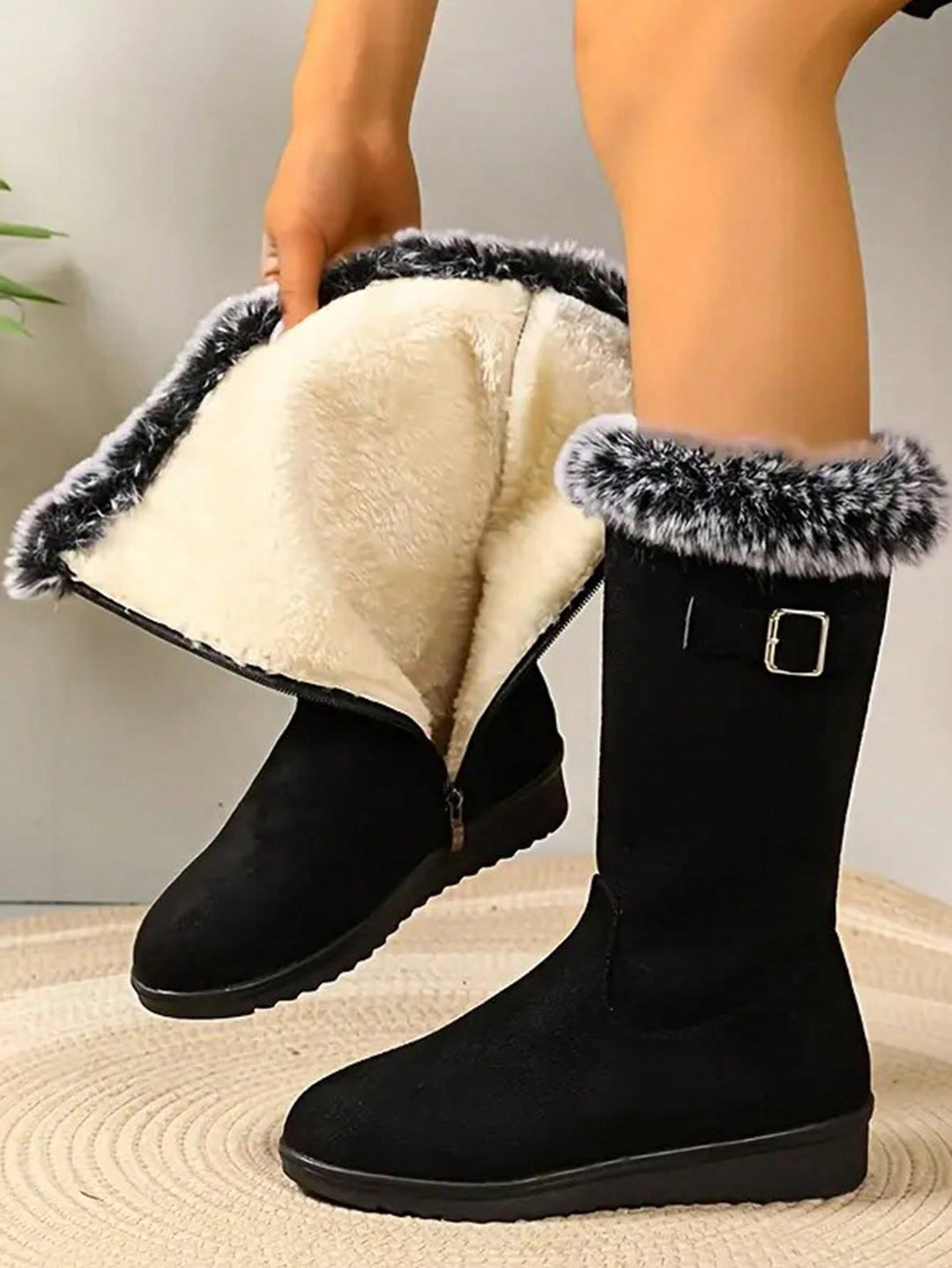 Cizme SHEIN, negru