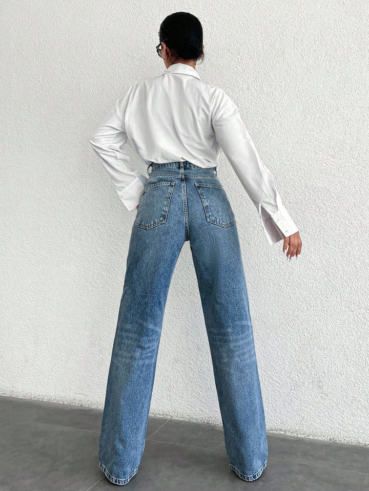 Jeans SHEIN, albastru