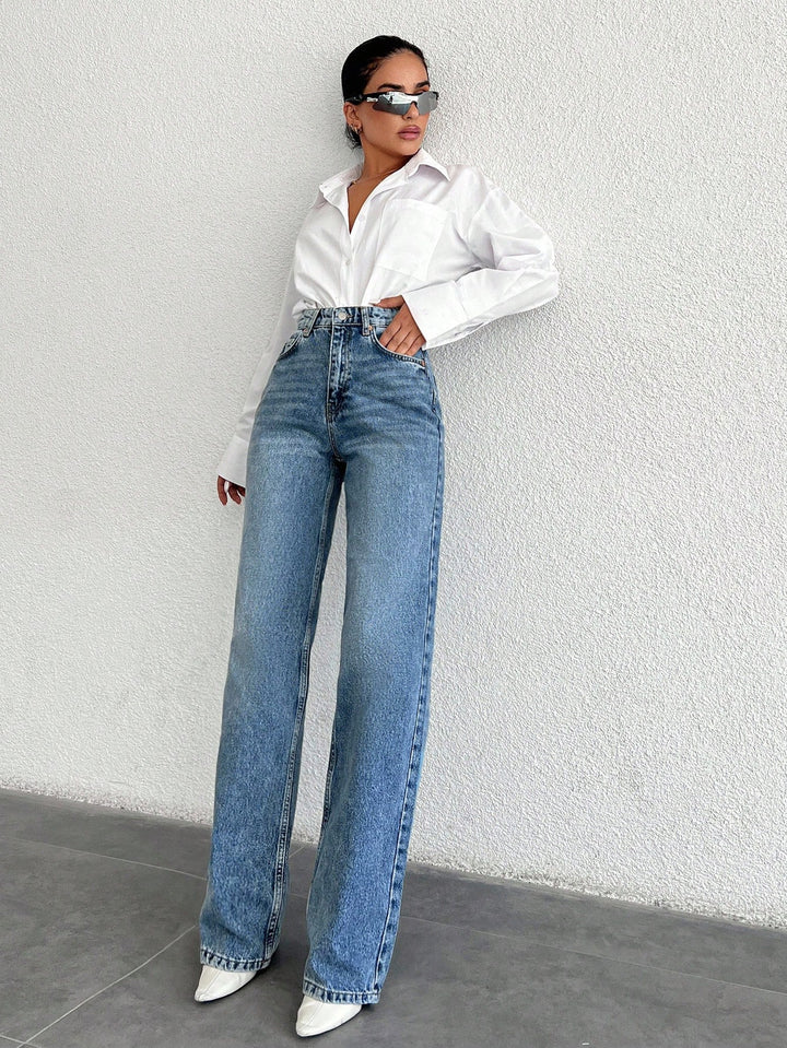 Jeans SHEIN, albastru