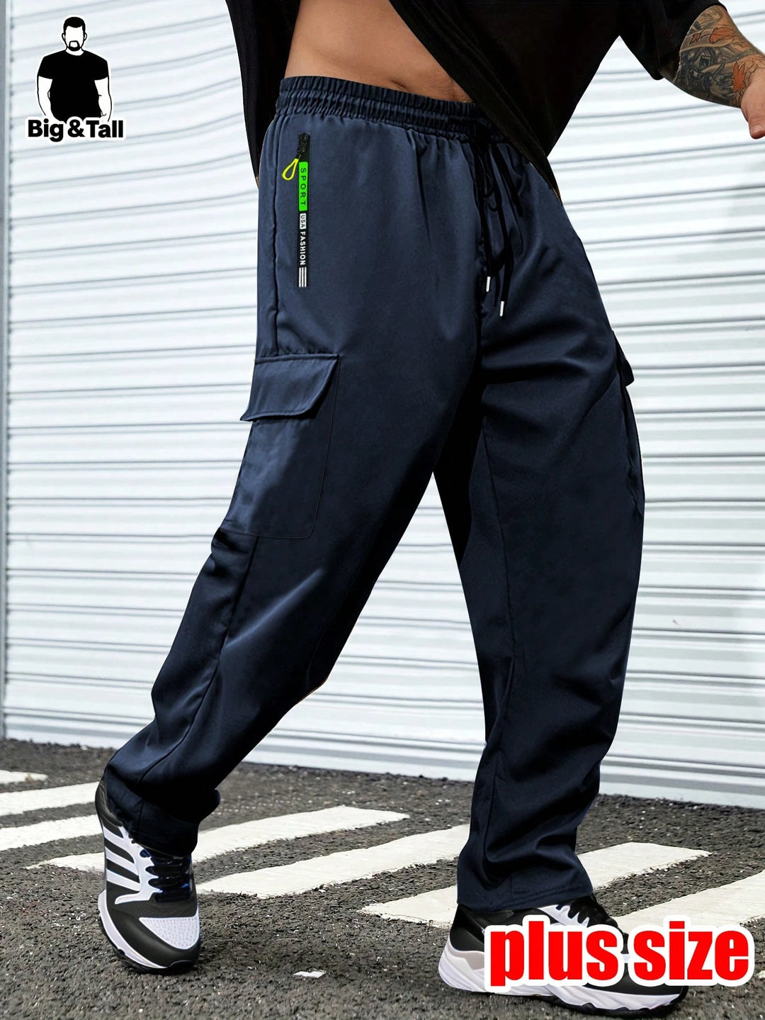 Pantaloni SHEIN, albastru