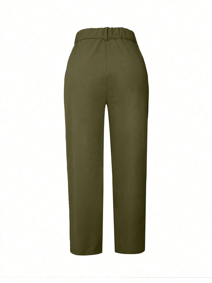 Pantaloni SHEIN, kaki