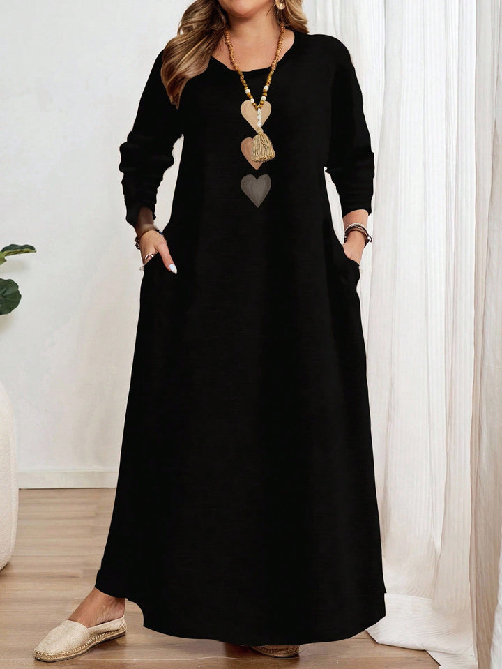 Rochie maxi SHEIN, negru