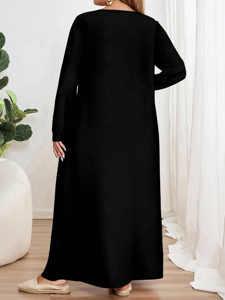Rochie maxi SHEIN, negru