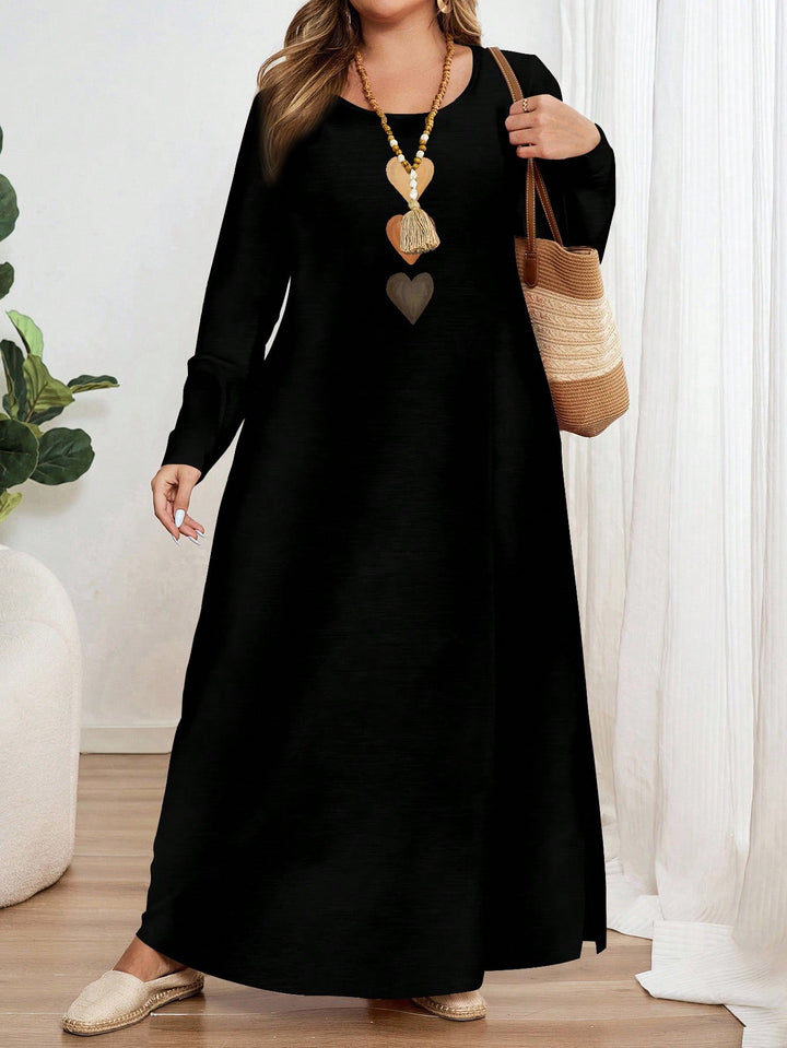 Rochie maxi SHEIN, negru