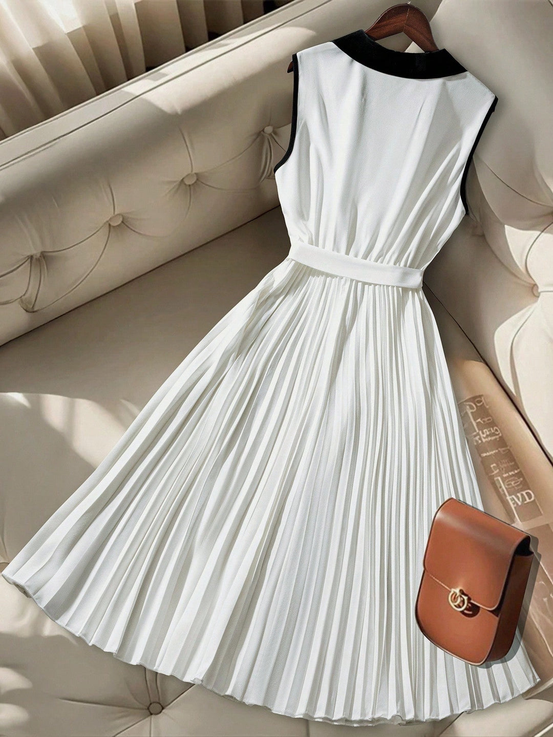 Rochie midi SHEIN, alb