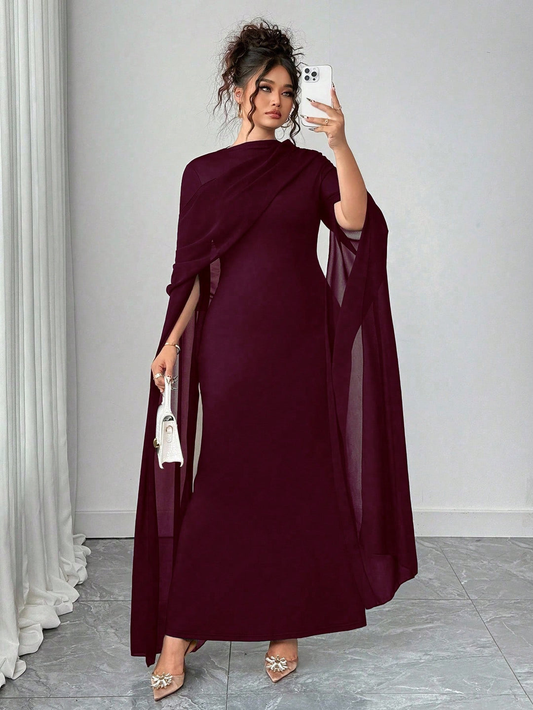 Rochie SHEIN, vișiniu