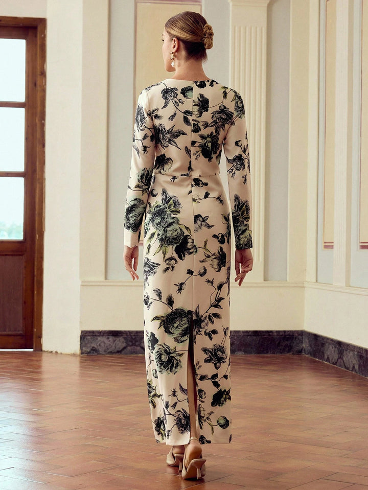 Rochie maxi Shein, mix culori.