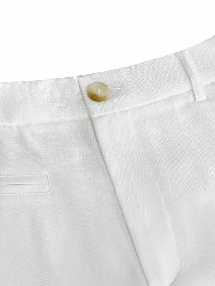 Pantaloni scurți SHEIN, alb