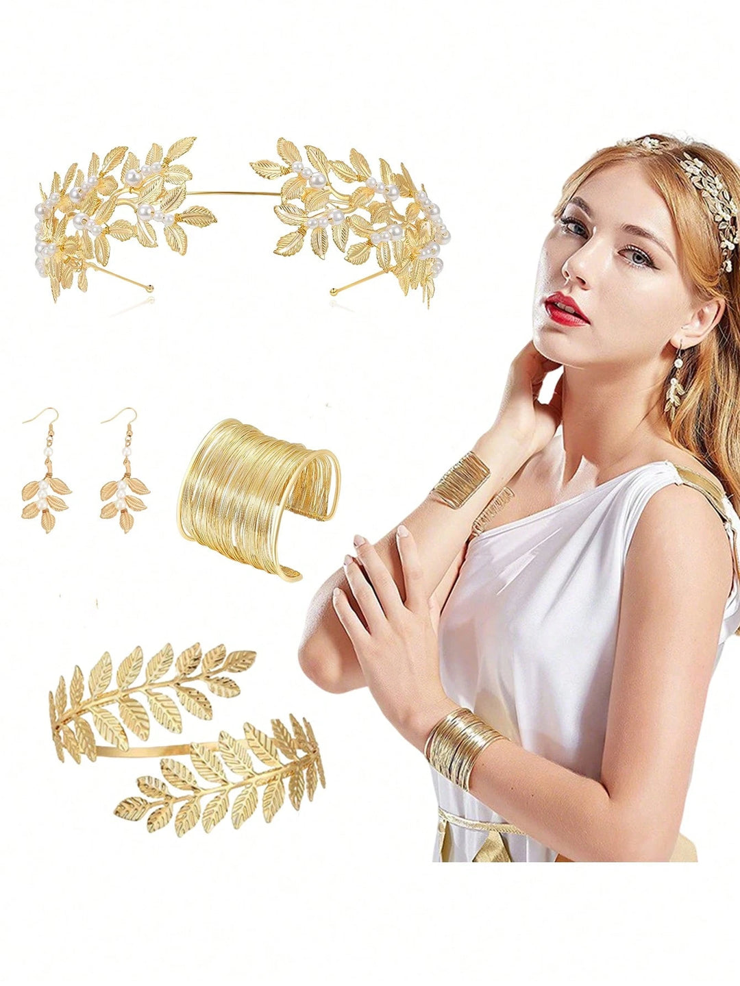 Set bijuterii SHEIN, auriu