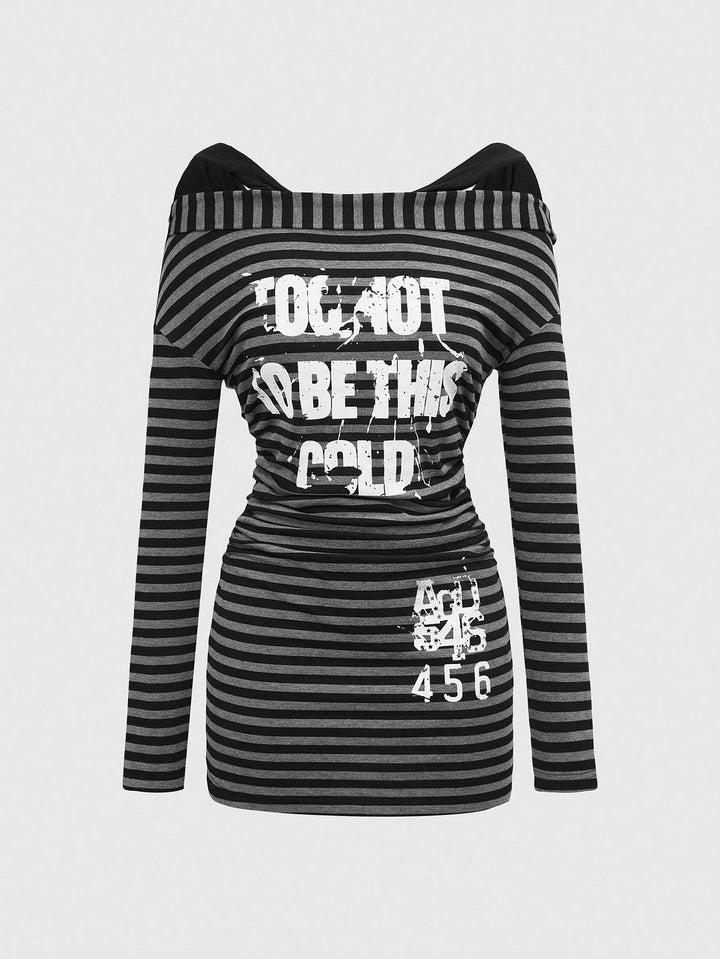 Rochie mini Romwe by Shein, mix culori